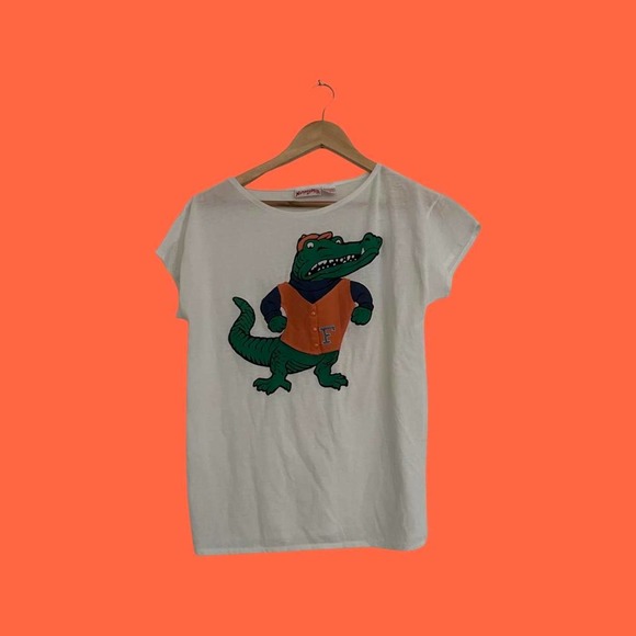Vintage white and orange 1970s - Picture 1 of 4